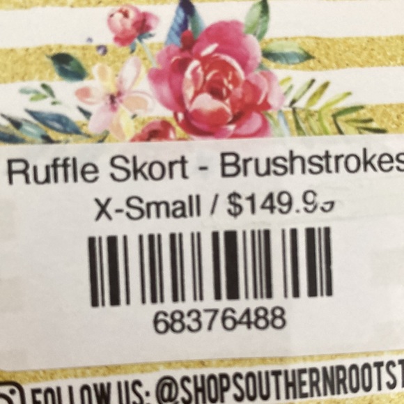 Southern Roots the Bubble Ruffle (athletic) Skort - Picture 4 of 5